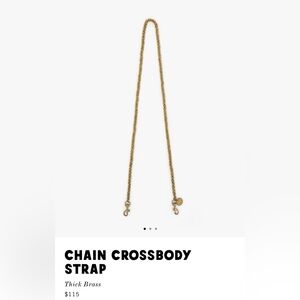Clare V brass purse strap